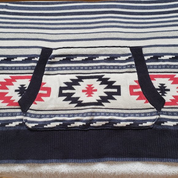 American Eagle Outfitters Men's Southwestern Hooded Sweater, Size: L - Picture 11 of 16
